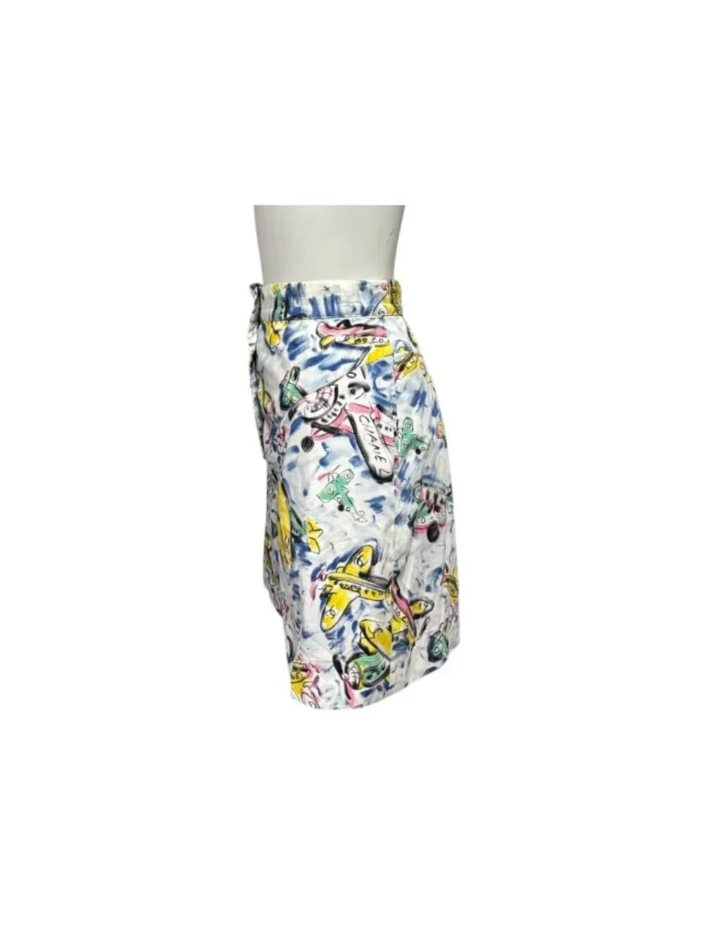Chanel Shorts Air Line Airplane CC Logo Multicolor 16SS
